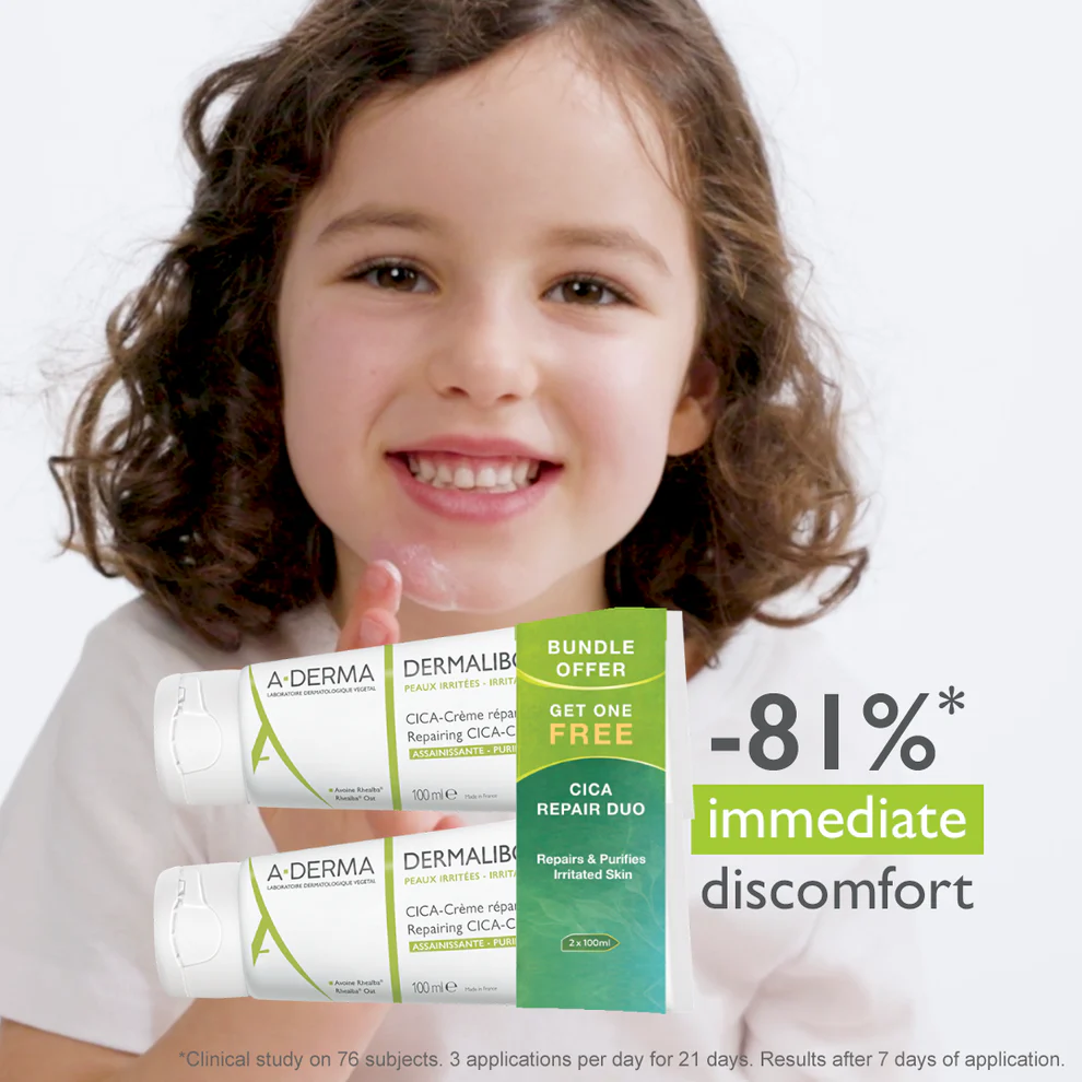 A-Derma Buy One Get One A-Derma Dermalibour Cicapurfyinf repair cream 100ml