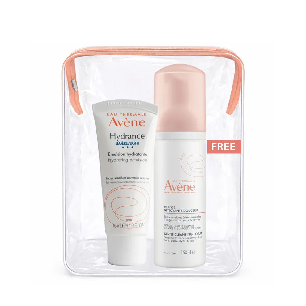 Avène Buy one Avène Hydrating Emulsion Hydrance Light and get a FREE 150ml Avène Cleansing Foam