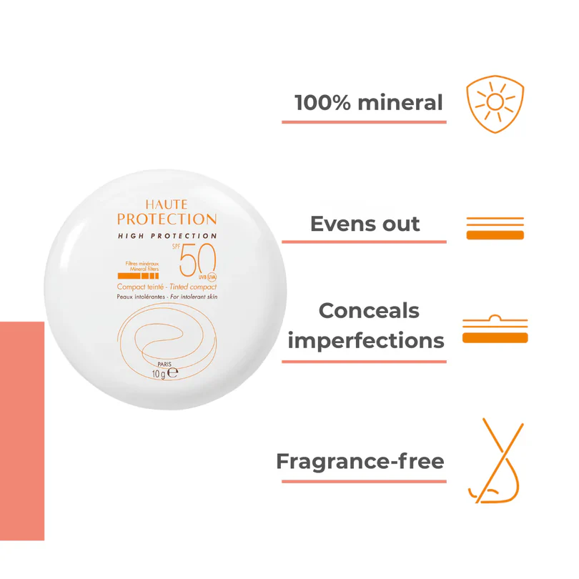 Avène High Protection For Intolerant Skin Tinted Compact SPF50