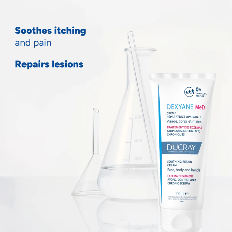 Buy Ducray Dexyane Med Soothing Repair Cream &amp; get a FREE 100ml Ultra-Rich Cleansing Gel