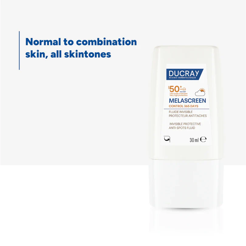 Ducray Melascreen SPF50+ Protective Anti-stain Fluid tinted for pigmented skin, 30ml