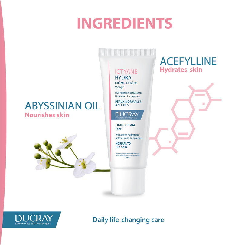 Ducray Ictyane Hydra Light Cream 40ml