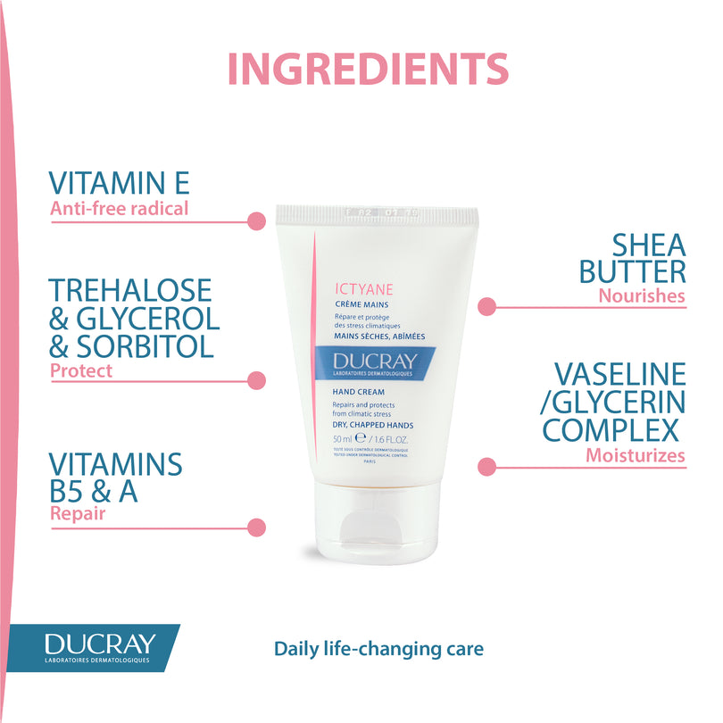 Ducray Ictyane Hand Cream 50ml