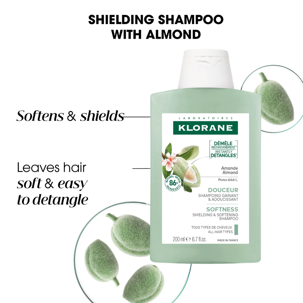 Klorane Softening Shampoo with Almond Milk 200 ml