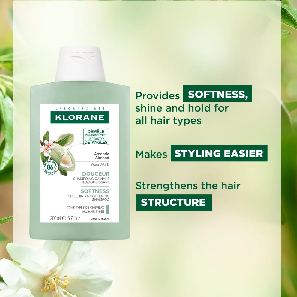 Klorane Softening Shampoo with Almond Milk 200 ml