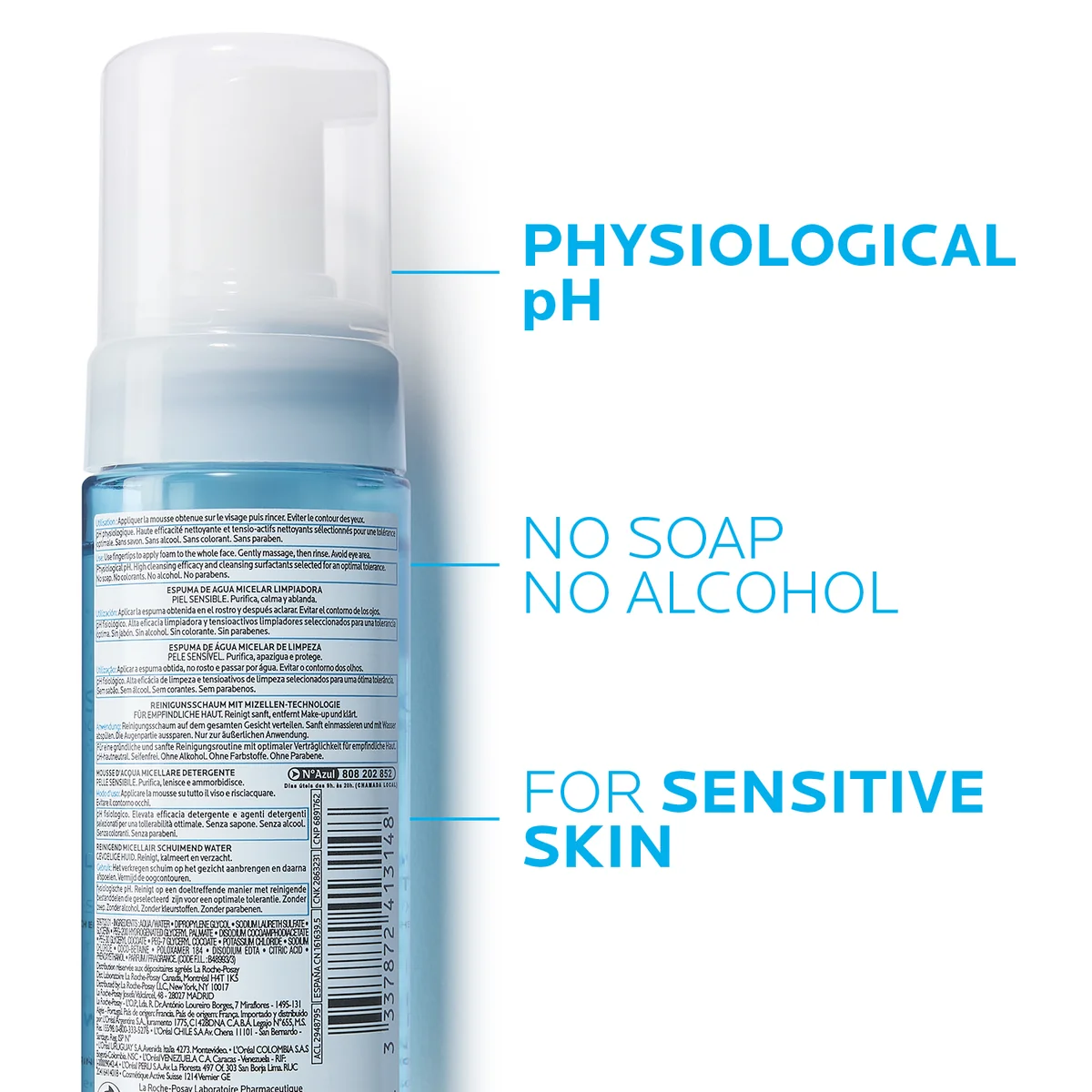Toleriane Physiological Cleansing Foaming Water 150ML