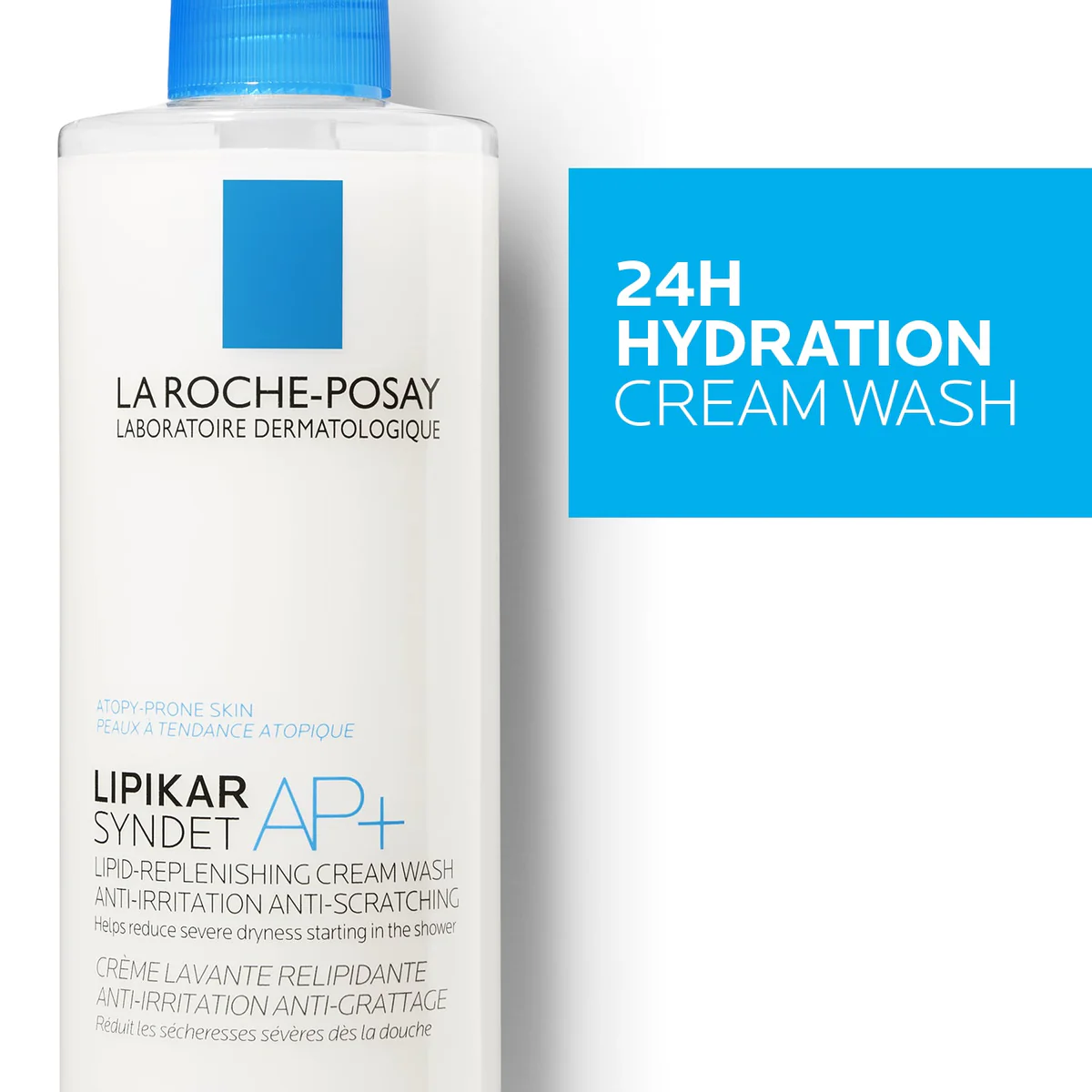 Lipikar Syndet AP+ Lipid Replenishing Wash Cream. 400ml