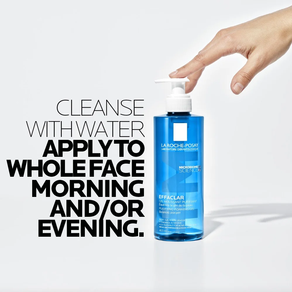 Effaclar Acne Foaming Cleansing Gel for Oily and Acne Prone Skin. 400ml