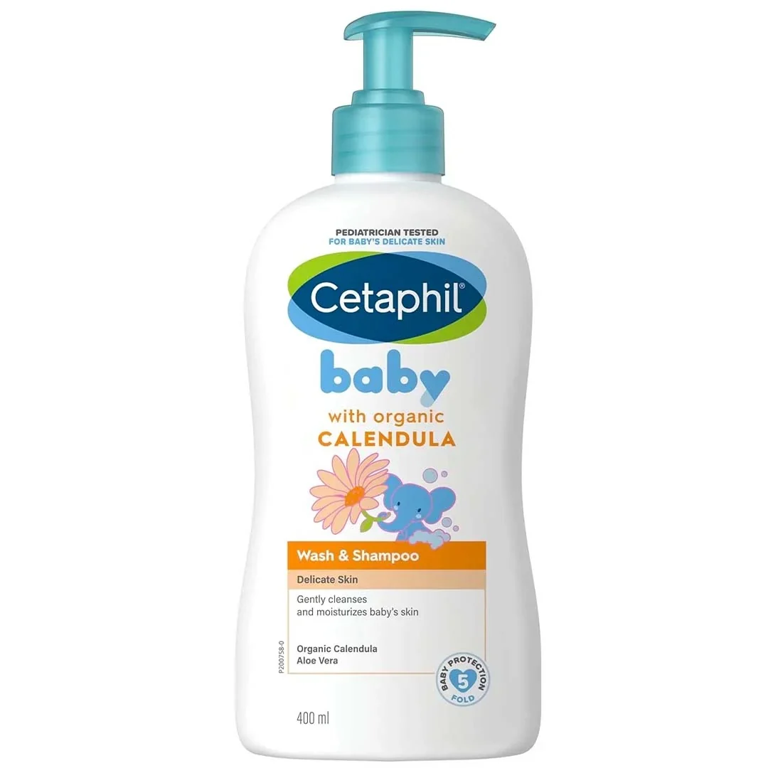 Baby Wash and Shampoo with Organic Calendula