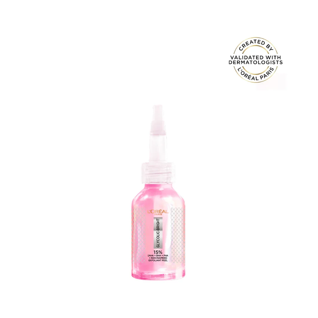 Glycolic-Bright Anti-Dark Spot Exfoliant Peel 15% AHA + BHA + PHA + Niacinamide