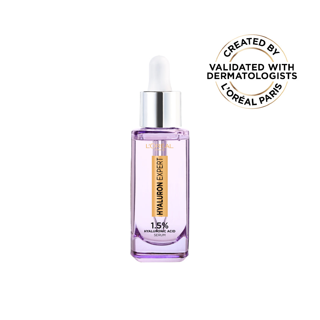Hyaluron Expert Replumping Face Serum, with 1.5% Hyaluronic Acid, for Fine Lines Reduction, Hydration and Youthful Looking Skin