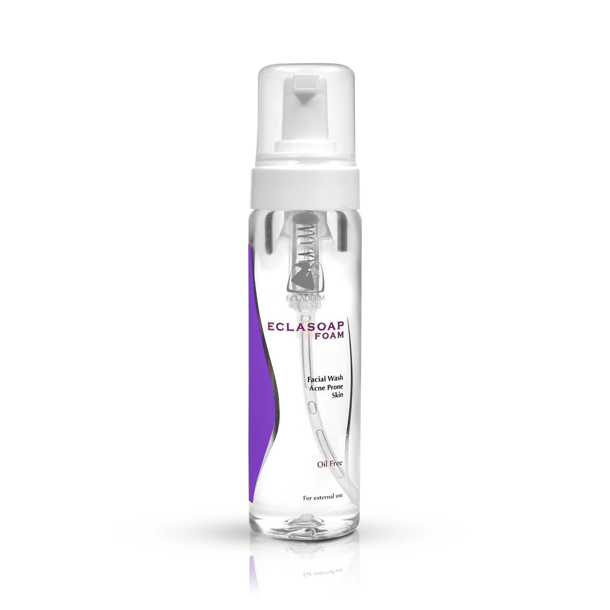 Ecladerm, Eclasoap Foam Facial Cleanser For Acne Prone Skin
